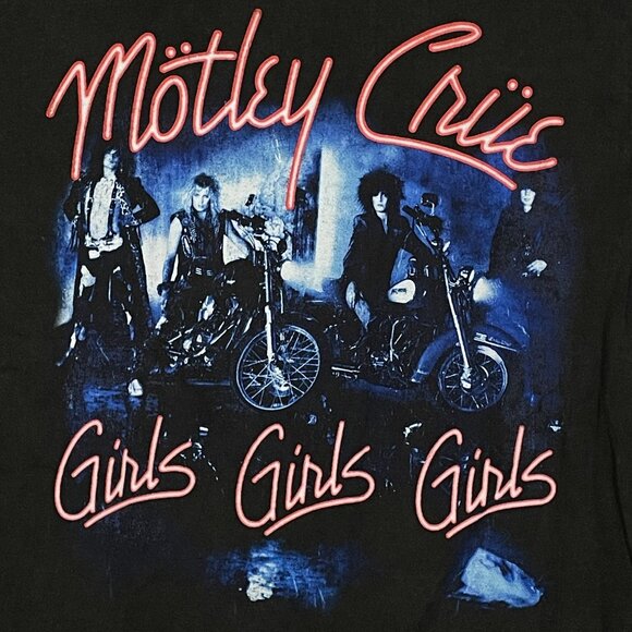 Mötley Crüe Girls, Girls, Girls World Tour T-shirt size Small - Picture 3 of 7